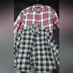 Sonoma Men's Plaid Button-Down Shirts size XL